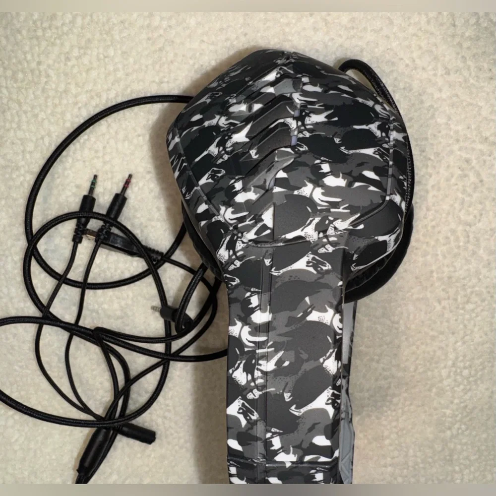 J1 TARGEAL Black Camouflage Gaming Headset